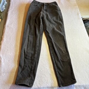 Lee Riders High Waisted Jeans Black Sz 8 Long